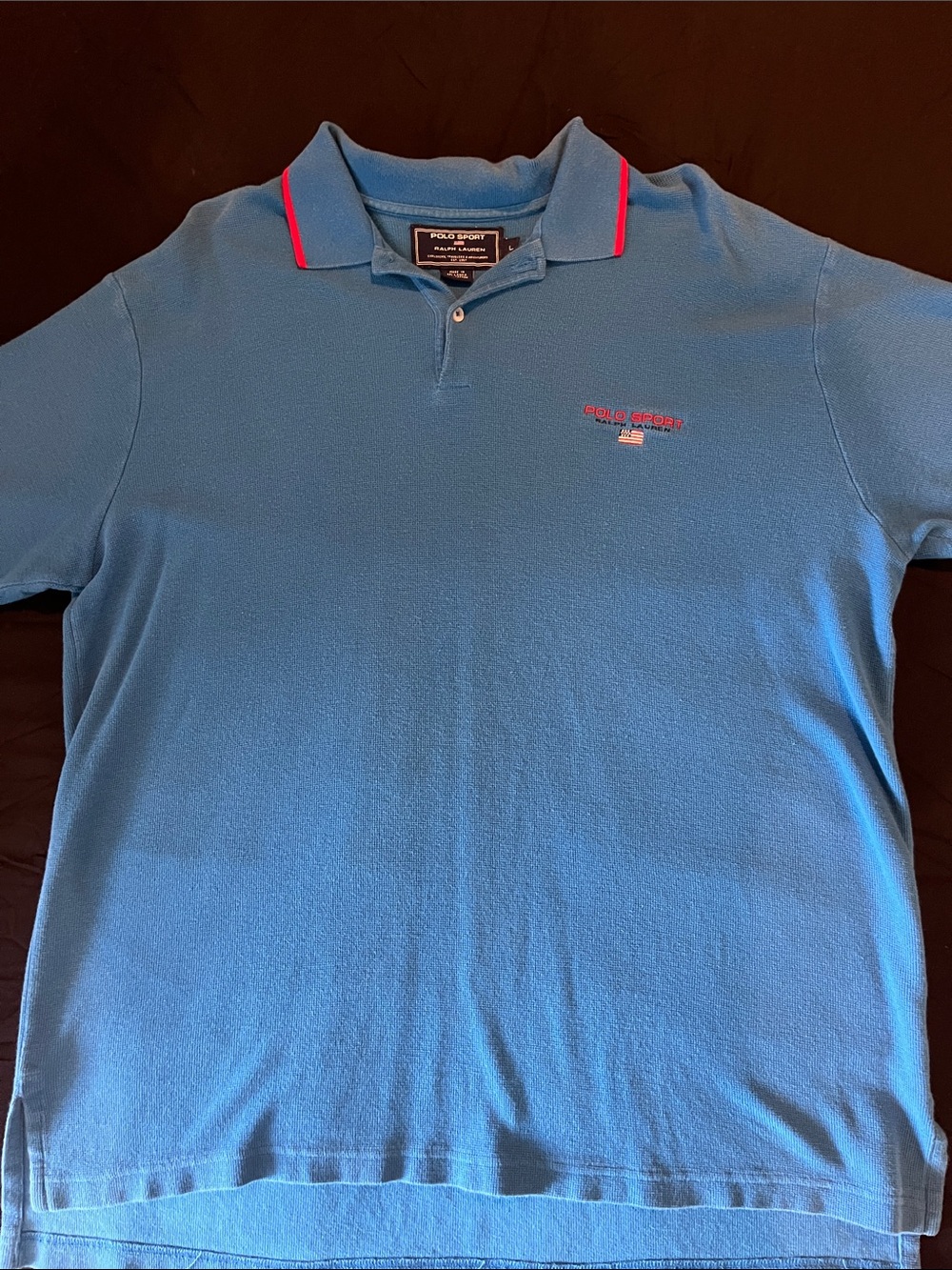 Polo by Ralph Lauren Blue Polo with Red Accent